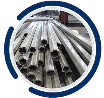 316L SS Hexagonal Pipe