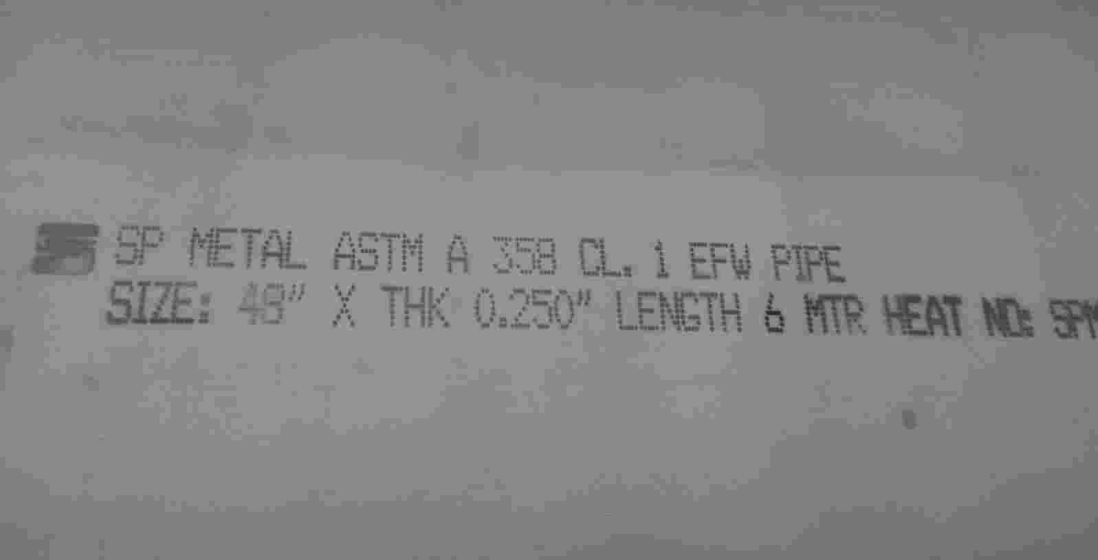 Stainless Steel 304L Pipe Length